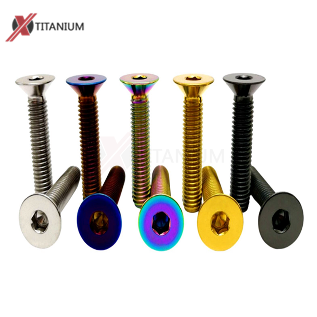 Countersunk Allen Key Titanium Bolt
